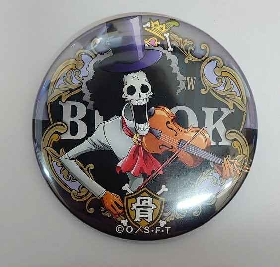 ONE PIECE ワンピース 輩缶バッジ 第24弾 WORLD ブルック 麦わらストア