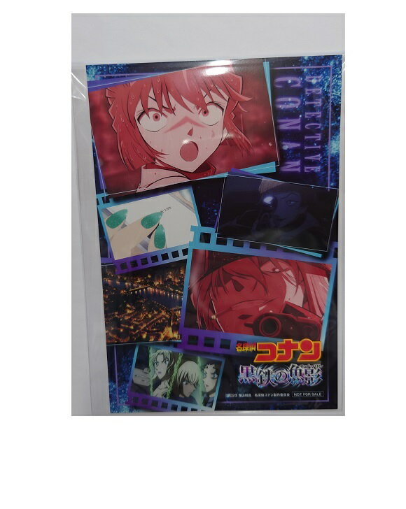 名探偵コナン 東急ハンズ限定 劇場連動特典 ポストカード 灰原哀 ベルモット ジン バーボン ウオッカ ..