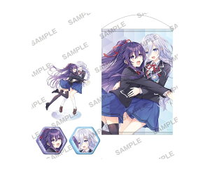 デート・ア・ライブ 十香 & 澪 グッズセット アクリルスタンド B2タペストリー 六角形缶バッジセット C105