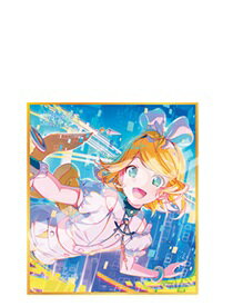 鏡音リン 2 プロジェクトセカイ カラフルステージ! feat.初音ミク ミニ色紙コレクション 第49弾C キミ..