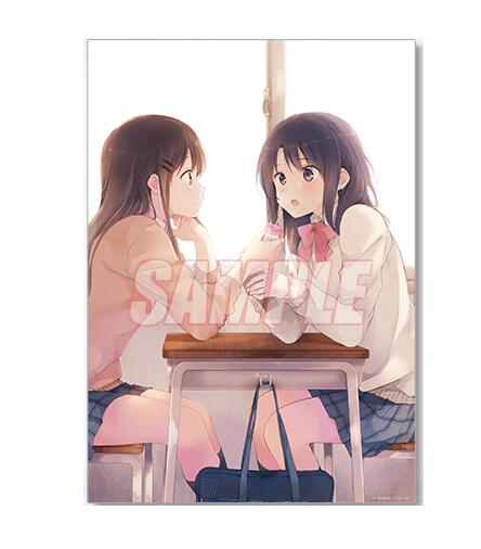 安達桜 島村抱月 安達としまむら オンラインくじ 2025 B賞 B-2 A3クリアポスター 4巻カバーイラスト 描き下ろし くじ引き堂 グッズ ポスター