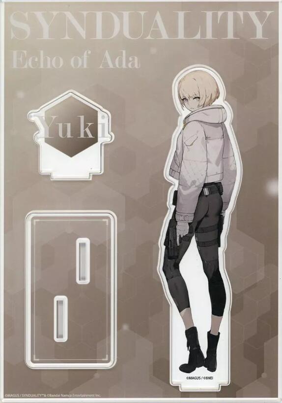この商品は ユキ SYNDUALITY Echo of Ada アクリルキャラスタンド ユキ グッズ アクスタ スタンド アクリルスタンド ポイント※画像は見本です。実際の商品と異なる場合があります。 商品説明 サイズ：約21×14.8cm素材:アクリル商品説明：新品・未開封品です。外装パッケージには傷スレ等ある場合があります。ご了承のうえ、お買い求めください。 ショップからのメッセージ 納期について 4