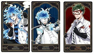 ディズニー ツイステッドワンダーランド アルカナカードコレクション 2 イデア・シュラウド ＆ オルト・シュラウド ＆ トレイ・クローバー 実験服