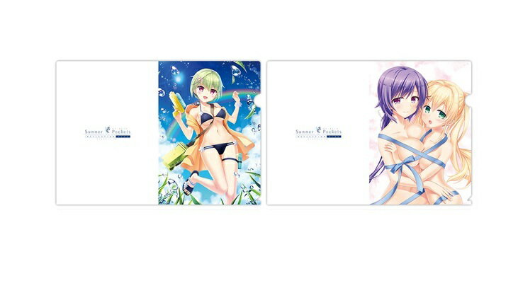 【新品】ビジュアルアーツ冬フェス2020 in エアコミケ2 鍵福袋-2020- E賞 Summer Pockets REFLECTION BLUE オリジナルクリアファイルセット 野村美希 紬ヴェンダース ＆ 水織静久 クリアファイル