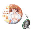 【新品】DMMスクラッチくじ ゆらぎ荘の幽奈さん D賞 スタンド付きBIG缶バッジ D-2 宮崎千紗希