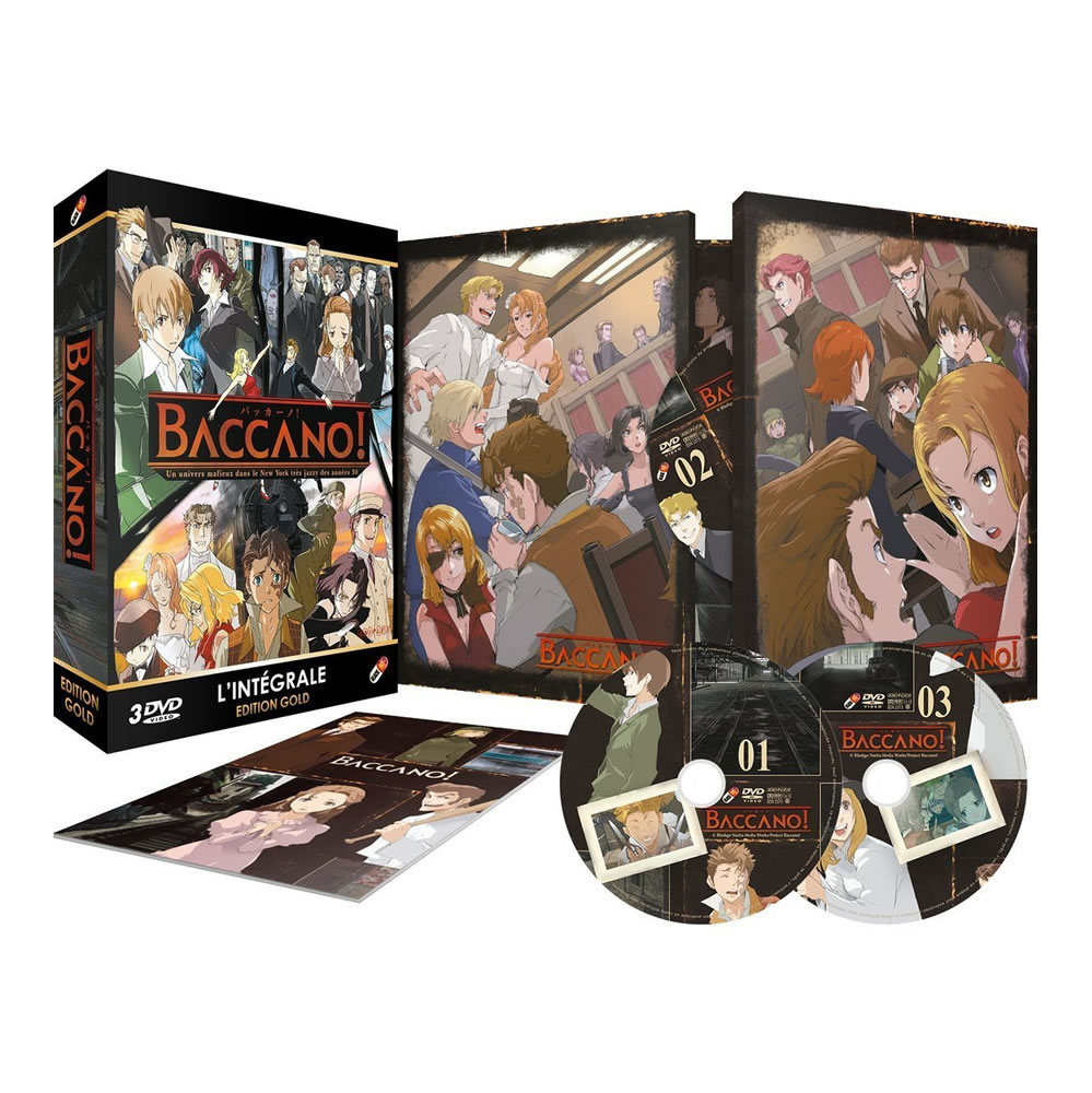 バッカーノ！ コンプリート DVD-BOX アニメ TV版 全巻セット BACCANO！ ばっかーの 成田良悟 アクション 群像劇 ギフト ラッピング プレゼント あす楽【新品】送料無料のサムネイル