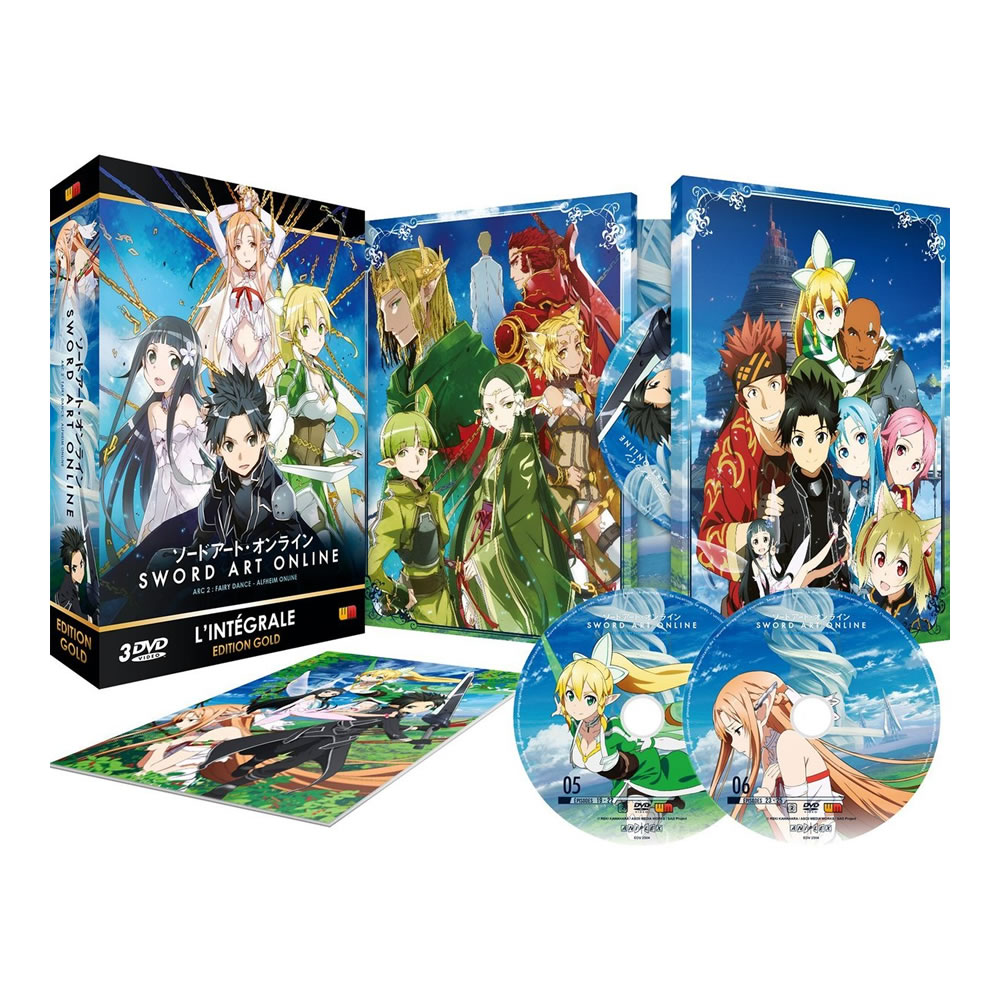 楽天アニメDVD専門店　アニメストアソードアートオンライン 第1期 フェアリィダンス編 DVD-BOX 2/2 アニメ Sword Art Online 川原礫 SAO ライトノベル 異世界 バトル ファンタジー ギフト ラッピング プレゼント あす楽 【新品】 送料無料