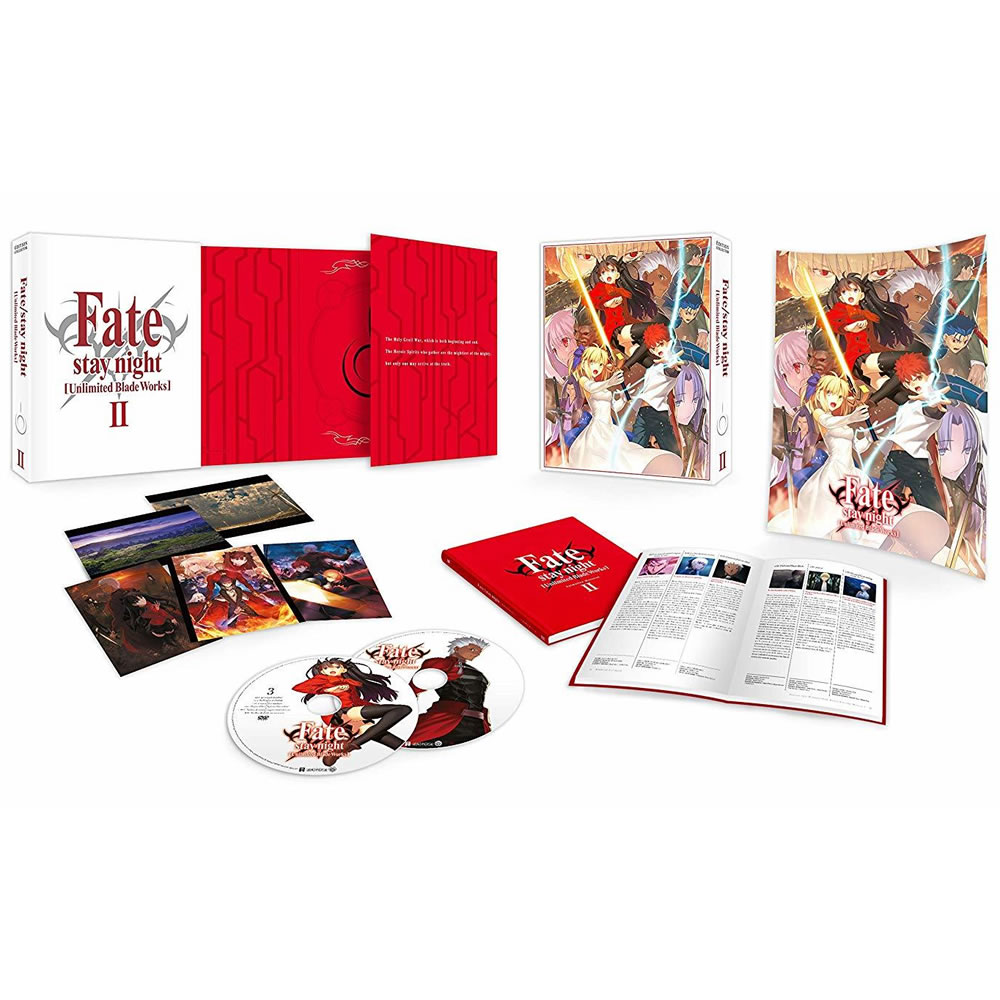 楽天アニメDVD専門店　アニメストアFate stay night Unlimited Blade Works フェイト ステイナイト アンリミテッドブレイドワークス コンプリート DVD-BOX 2/2 スタジオディーン 奈須きのこ セイバー 衛宮 士郎 ビジュアルノベル テレビ版 アニメ 送料無料 あす楽【新品】NEW