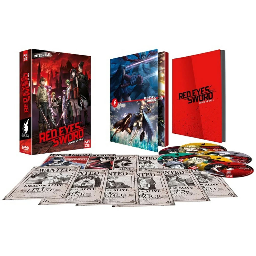 アカメが斬る! 欧州版 アニメ DVD 全24話 567分アカメが斬る! DVD-BOX アニメ 全話 TV版 あかめがきる タカヒロ アクション ダークファンタジー ギフト プレゼント 【新品】 送料無料