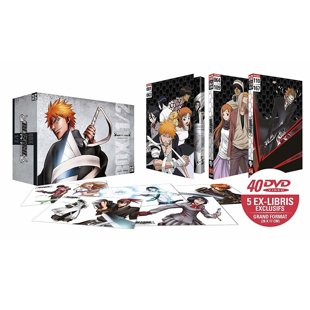 BLEACH コンプリート DVD-BOX 完全版1/2 (1話-167話) アニメ TV版 ブリーチ ぶりーち 久保帯人 死神 バトル ギフト ラッピング プレゼント あす楽【新品】大容量 送料無料のサムネイル