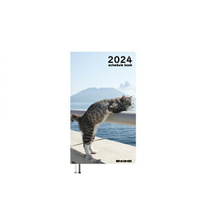 【予約販売】 旅猫 ニャン吉 2024年 ポケットサイズ スケジュール帳 PO24177