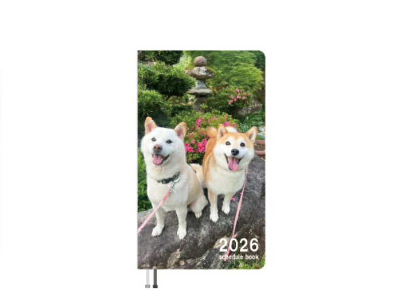 Rakuten - 【予約販売】 柴犬みかん園ファミリー 2026年 ポケットスケジュール帳 PO26329