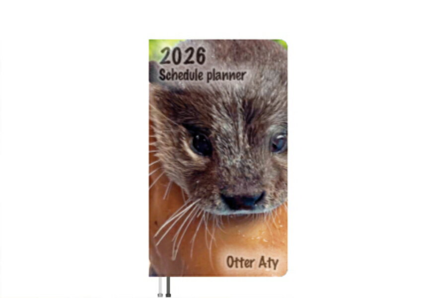 【予約販売】 カワウソ ATY 2026年 ポケットスケジュール帳 PO26365