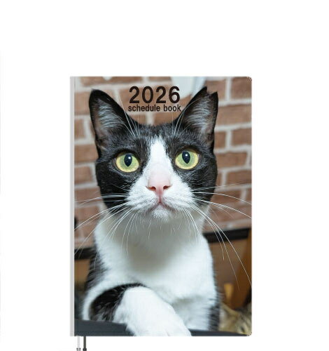 【予約販売】 保護猫イルカとハナ日記 2026年 A5スケジュール帳 A526248