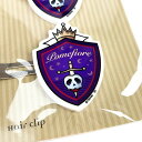 ディズニー ツイステッドワンダーランド ツイステ ポムフィオーレ ヘアクリップ Disney グッズ アクセサリー ピン ブルー グッズ(MCD) 送料込み