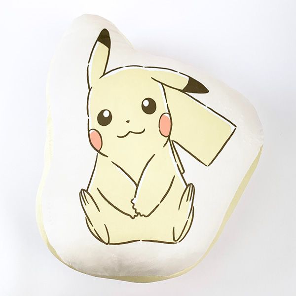 ポケットモンスター ピカチュウ もちもちダイカットクッション インテリア イエロー 送料込み