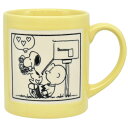 スヌーピ SNOOPY コミック イエロー マグ コップ PEANUTS