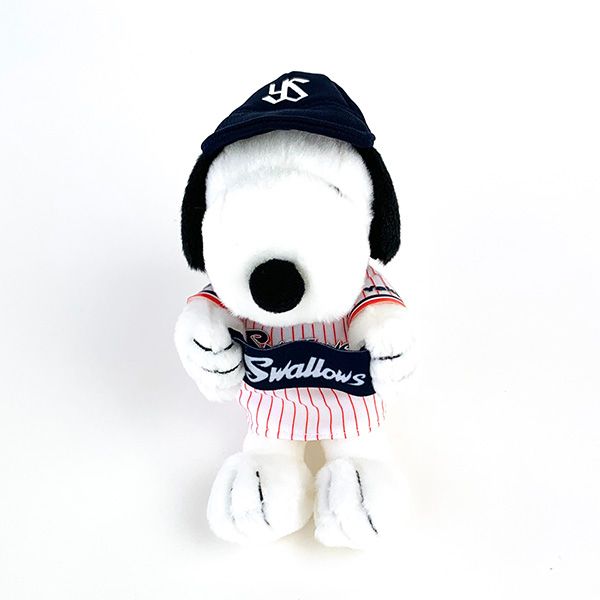 スヌーピー 東京ヤクルトスワローズ マスコット キーホルダー SNOOPY 野球応援グッズ