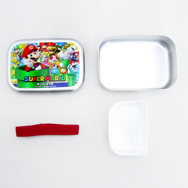 かわいい スーパーマリオ お弁当箱 直輸入品激安 お弁当 入園入学 入園準備 アルミ弁当箱 可愛いキャラクターグッズ ランチ用品 弁当箱 ランチボックス 子供用 送料込み