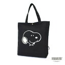 スヌーピー トートバッグ フェイスブラック SNOOPY