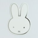 ミッフィー miffy ダイカットポストカード (face/silver) ハガキ 文具 日本製
