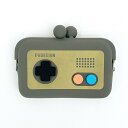 ドーモコントローラー (DO-MO CONTROLLER) シリコン製がまぐちカードケース チャコールグレー 小物入れ