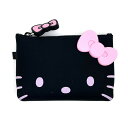 サンリオ ハローキティ NUU-small シリコンポーチ ブラック 小物入れ