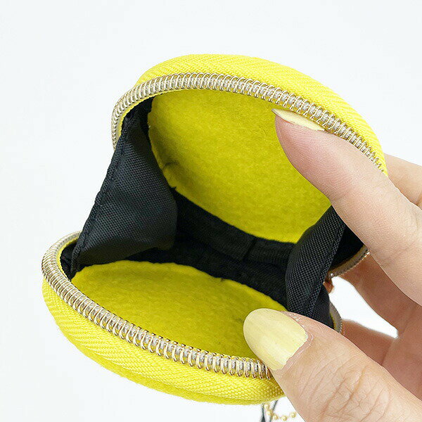 フルーツ(レモン) PUPU FELT コインケース イエロー 小物入れ