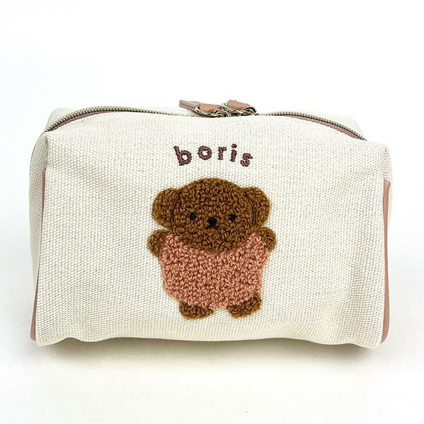 ミッフィー miffy るんるんサガラシリーズ スクエアポーチ ボリス ブラウンのサムネイル