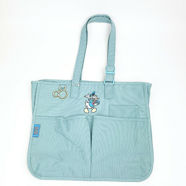 ディズニー ドナルド キャンバスマルチポケットトートバッグ（ブルー） Disney アコモデ ACCOMMODEのサムネイル