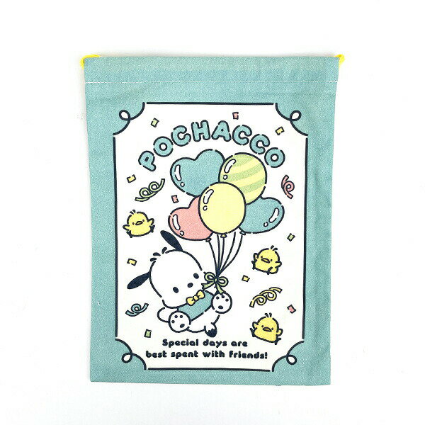 サンリオ ポチャッコ 35周年(35th) 巾着 日本製 Sanrio