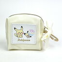 ポケットモンスター ピカチュウ&ピチュー カラビナ付ミニポーチ イエロー 小物入れ ポケピース ポケモン(4)