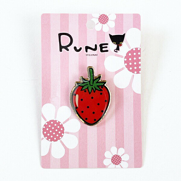 内藤ルネ ピンズ ストロベリー バッジ アクセサリー