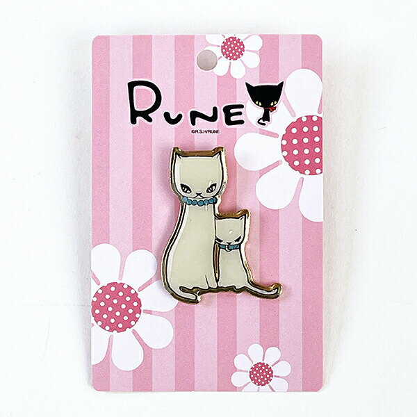 内藤ルネ ピンズ ネコ バッジ アクセサリー