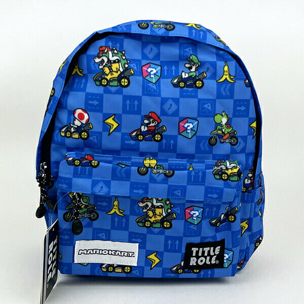 スーパーマリオ マリオカート キッズ レーシングデイパック(ブルー) バッグ 任天堂