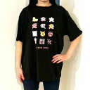 星のカービィ ドットアイコン Tシャツ(ブラック) Mサイズ アパレル 任天堂(3)