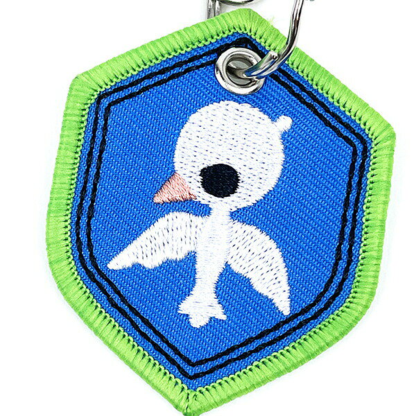内藤ルネ ことり 刺繍キーホルダー キャラクターグッズ
