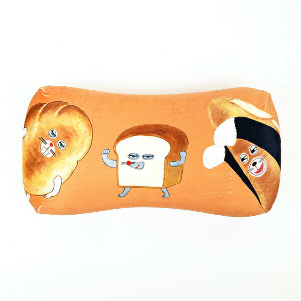 パンどろぼう ミニリラックスピロー ブラウン 低反発枕 寝具 腰当て キッズ