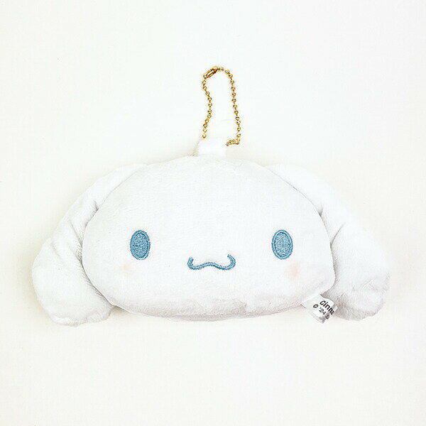 サンリオ シナモロール ぬいぐるみミラー 鏡 文具 ボールチェーン付き