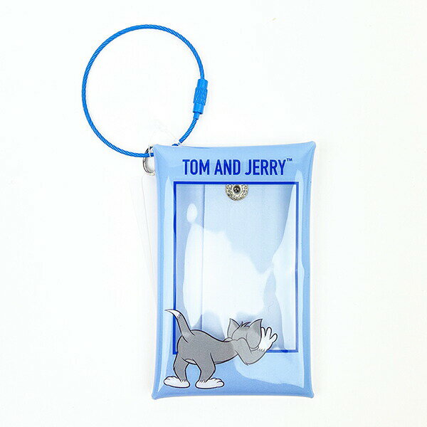 トムとジェリー チェキホルダー ブルー トム 推し活 キーホルダー
