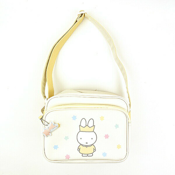 ミッフィー miffy 合皮ショルダーバッグ (アイボリー) キッズ スクール