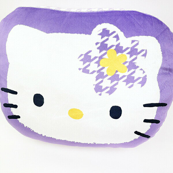 サンリオ ハローキティ カオハナ ダイカットクッション (パープル) Sanrio キャラクターグッズ [2]