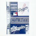 MLB(メジャーリーグ) ドジャース A4 クリアファイル (ネイビー) 文具