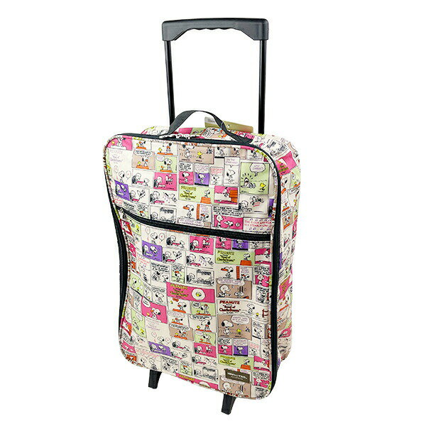 スヌーピー 折りたたみキャリーバッグ (コミックカラー) 旅行 SNOOPY