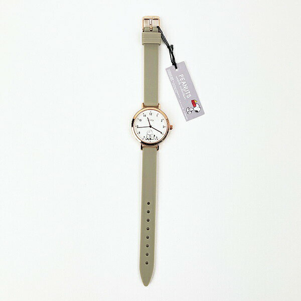 スヌーピー シリコン防水ウォッチ(グレー) 時計 SNOOPY