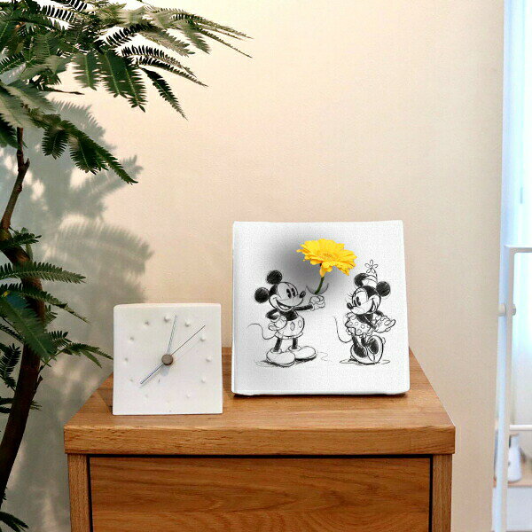 ディズニー ミッキーマウス IKEBANA ミニーマウス 一輪挿し 花瓶 アートパネル インテリア Disney 日本製 キャラクターグッズ [2]