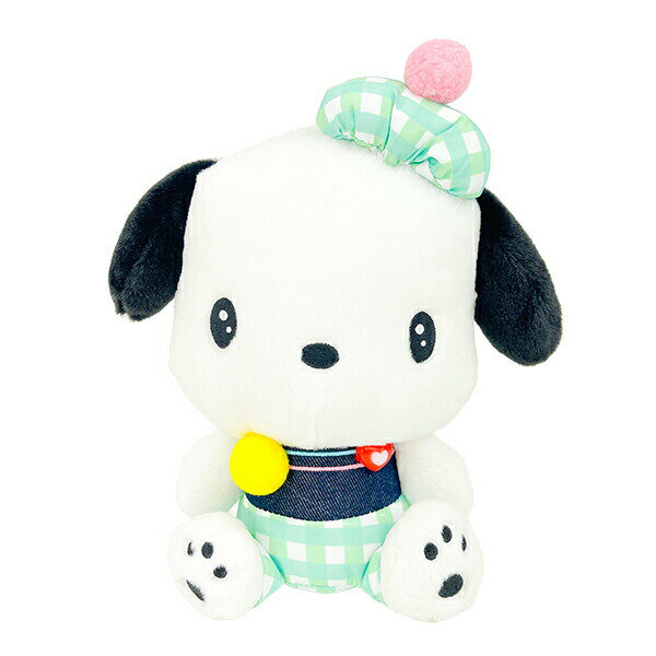 サンリオ ポチャッコ ギンガムデニム ぬいぐるみ(S) Sanrio