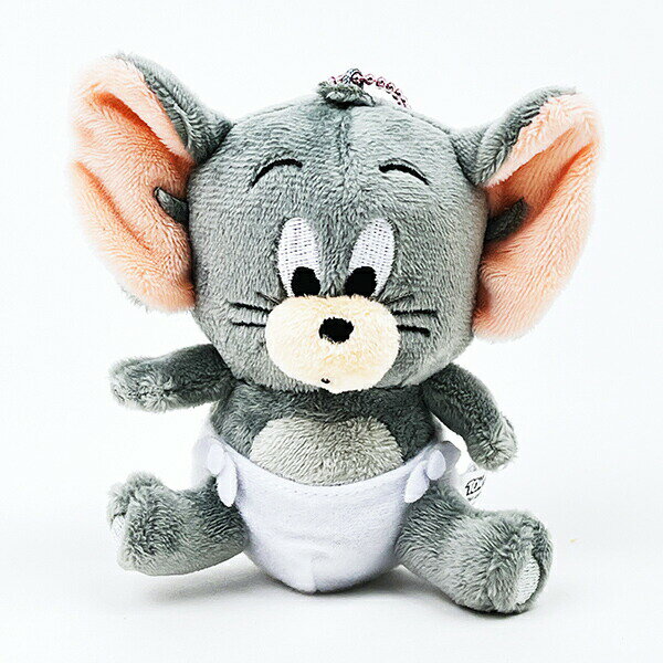 トムとジェリー タフィー ぬいぐるみマスコット グレー