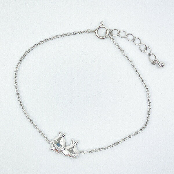 すみっコぐらし えびふらいのしっぽ＆あじふらいのしっぽ ブレスレット シルバー アクセサリー すみっ..