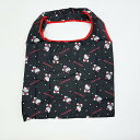 サンリオ ハローキティ ポケット付きエコバッグ かばん お買い物 ブラック